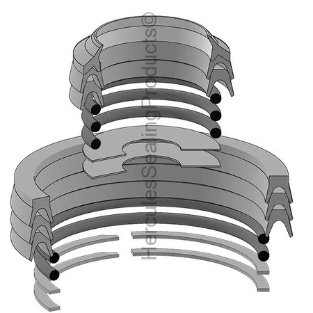 Sheffer - After Market Parts Hydraulic Cylinder Repair Kit- 1x2-1/2 Pneumatic Kits 726-0167-0250-0100